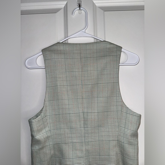 Zara Structured Plaid Vest - Picture 9 of 15